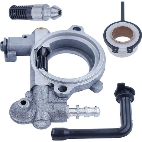 Kit de pompe à huile, conduite, filtre et pignon vis sans fin pour Stihl MS260 MS240 pour tronçonneuse 11210071043, Pompe à huile, Gearing, Filtre à huile, Conduite d'huile (1/5)