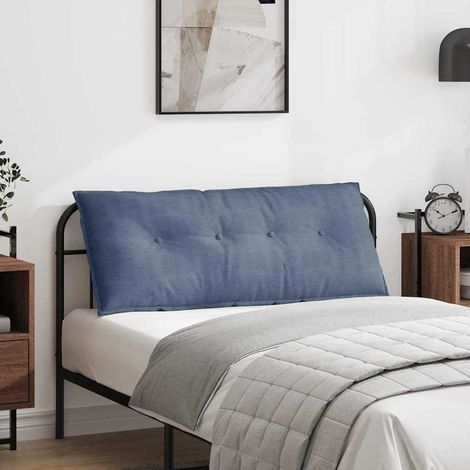 Rückenkissen Blau 120 x 50 cm Cordstoff