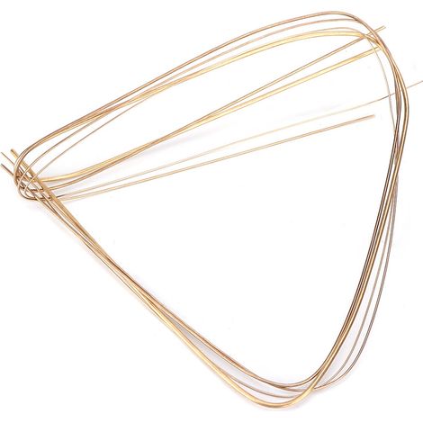 Lot de 4 baguettes de soudure en alliage d'aluminium, argent, cuivre et argent, de diamètres 0,5 mm, 0,7 mm, 1 mm et 1,5 mm, pour la fabrication de bijoux. (1/5)