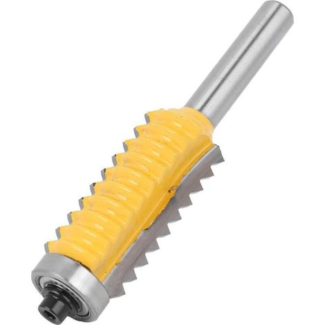 Ensemble de fraises à défoncer, fraise à bois à queue de 8 pouces, fraise à rail de guidage, fraise à joint réversible, fraise à bois avec conception anti-recul, (8 x 41 fraises à tenon à dents multip (1/5)