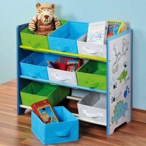 Kesper Estantería de almacenamiento Lagerregal Herzen de madera colorida