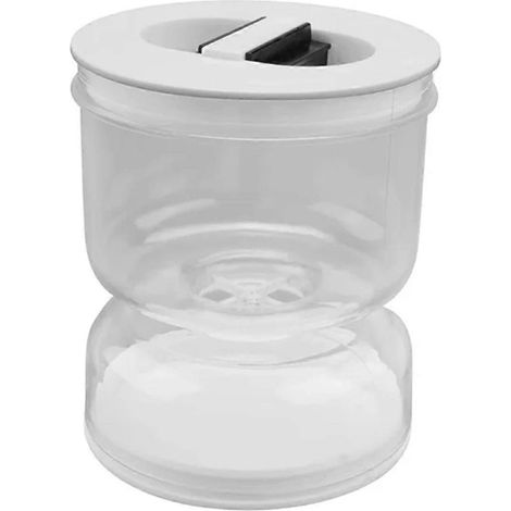 Distributeur pour récipients humides et secs, bocal en forme de sablier pour concombres de cuisine --- (1/5)
