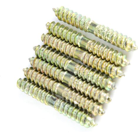 20 pièces vis à goujon double extrémité 5x40 mm assemblage meuble menuiserie (1/5)