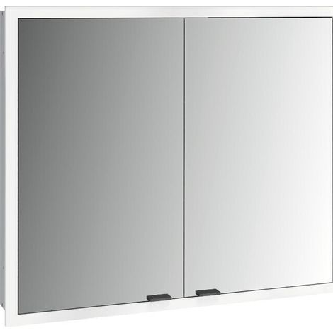 emco prime slim Spiegelschrank, 800mm, 2 Türen, Unterputzmodell, (1/3)