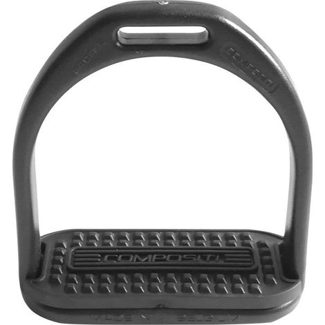 Eldorado - Steigbügel KUNSTSTOFF, schwarz - 11 cm