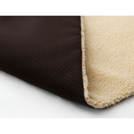 Coussin Chauffant pour Chats et Chiens, Coussin Chauffant Chat Sans Piles Chargées, Couverture Chat Douce et Lavable M 64x49cm - Jaune Brûlé (1/3)