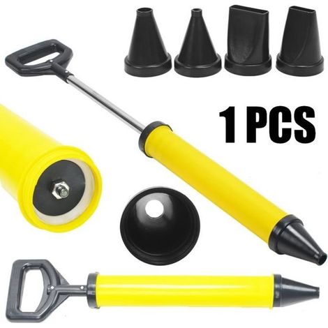 Pistolet à Joints de mortier applicateur + 4 Embouts pour Ciment Citron Vert de Profession (1/4)