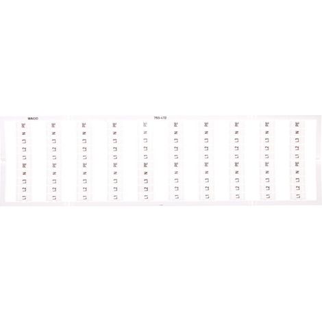 WAGO GmbH& Co. KG WMB-Bezeichnungssystem W:L1 L2 L3 N PE L1.. 793-472
