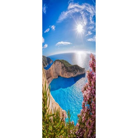 Türsticker – Selbstklebende Türfolie – PVC – Selbstklebende Rückseite – Wiederablösbar – Selbstklebende Fototapete – Für Wohnzimmer, Schlafzimmer und Büro – 200 x 77 cm (1/5)