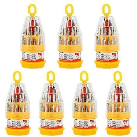 Ensemble de 7 tournevis cruciformes pour la réparation de téléphones portables, tournevis pagode et tournevis multifonctionnels