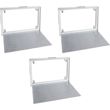 Lot de 3 trappes de visite à carreler Semin - 200 mm x 250 mm - spécial accès sous baignoire - pièces humides et salle de bain (1/5)