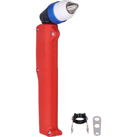 Tête de torche de découpe Plasma P80, poignée incurvée, accessoires de Machine à souder avec rouleau de guidage
