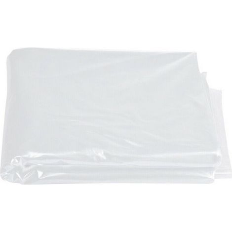 Film plastique transparent pour serre - Housse de jardin en polyéthylène adaptée aux plantes de serre pour protéger du vent, du gel et de la poussière. (1/4)
