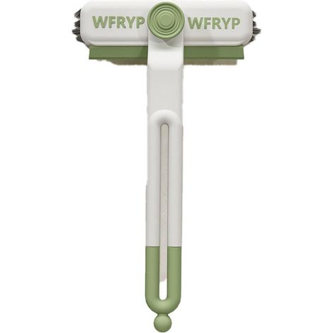 Brosse de salle de bain rotative multifonction, sans angle mort, brosse de toilette arrière, brosse à poils durs, brosse de sol, lavabo (1/5)