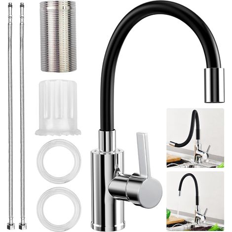 Flexible Kitchen Tap 360° Rotatable with Flexible Spout (1/5)
