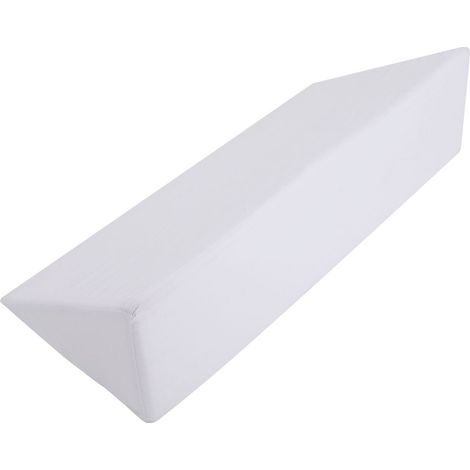 Coussin de soutien confortable en mousse pour surélever les jambes et soulager le dos et les lombaires (blanc) (1/5)