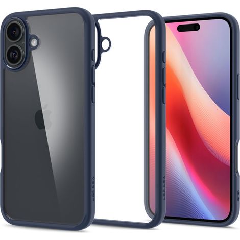 Spigen Ultra Hybrid iPhone 16 Marineblau (1/5)
