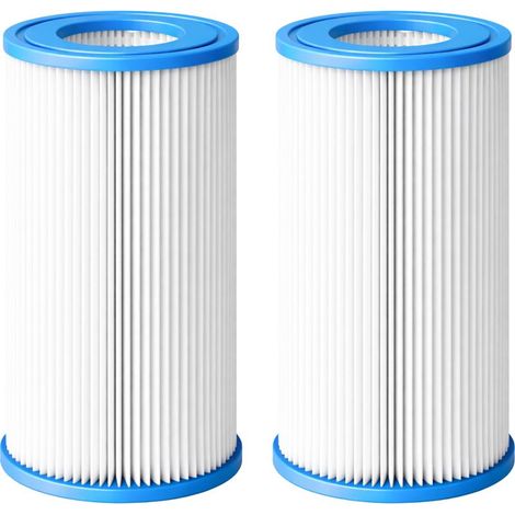 Cartouche Filtre Piscine Type B/Type IV [Lot 2] Compatible Intex 29005E Krystal Clear Pompes 2500 GPH (9463 L/h) 25,4 x 14,7 cm Phonillico® (1/4)