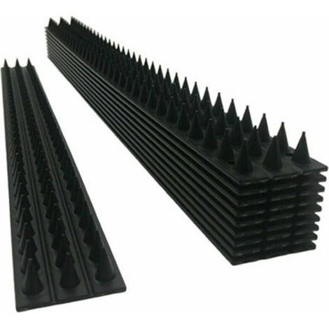 Set di 10 punte repellenti per uccelli per muri e recinzioni - Dissuasore con punte per tenere lontani gli uccelli. (1/4)