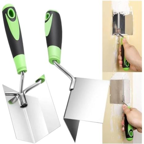 Outils À Enduit Pour Plaques De Plâtre Truelle Lisse En Acier Aux Angles (1/5)