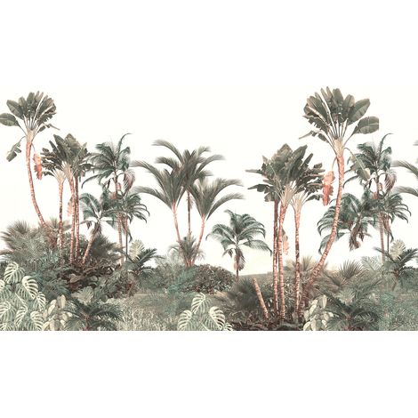 Papier peint panoramique - Forêt Tropicale - 130 cm x 78 cm (1/2)