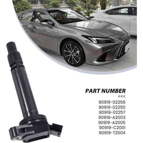 Vier Zündspulen der Typen 9091902256 und 90919A2005 sind für Toyota Lexus Fahrzeuge geeignet. (1/4)