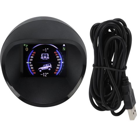 Affichage Tête Haute HUD OBD2 GPS avec Inclinometre Boussole Vitesse Regime Alerte Universel pour Voitures SUV Camping-Cars (1/5)