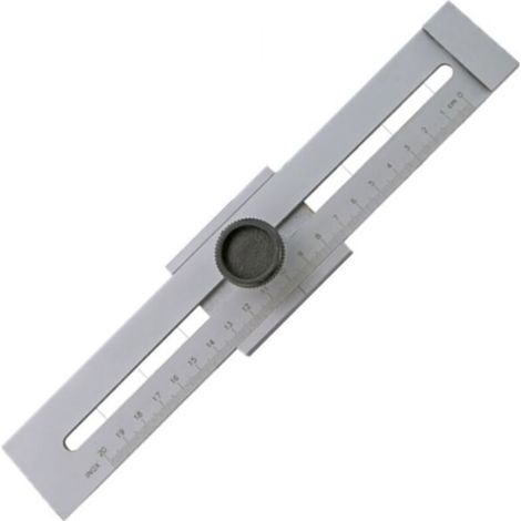 Marqueur parallèle 200 mm – Règle à corde en acier au carbone chromé – Précision professionnelle pour menuiserie