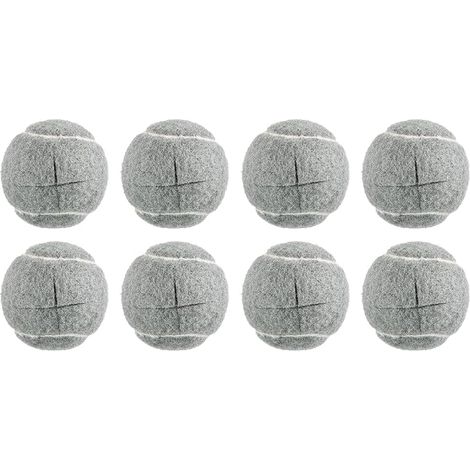 Balles précutées 8Pcs pour Walker - Balles pour chaises, garde-pieds de table, paillassons pour la protection du plancher de meubles (Grey) (1/5)