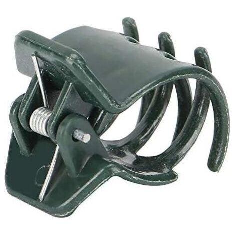 15mm 100 Pcs Plastic Plant Clip Flower Stem Support Fixing Clamp Clips Garden Tool for Plants Vine Vegetables Tomatoes Cucumbers (1/4)