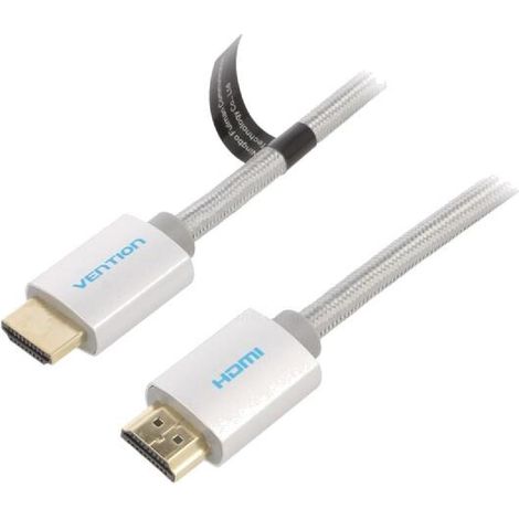 Cable HDMI 2.0 prise male des deux cotes UHD 4K 3D 3m - Noir