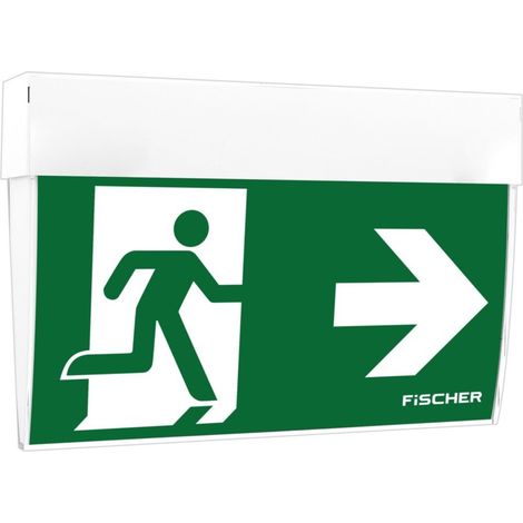Notleuchte fischer f1-u383at2.v5 8h Akku 27m Sichtweite