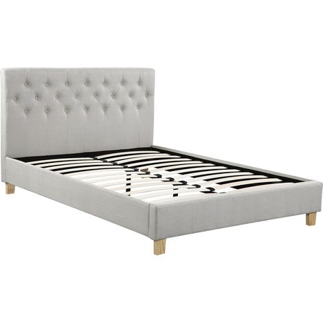 Cama "EMMY" - 140 x 190 cm - Beige (1/3)