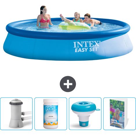 Intex Piscine Easy Set Ronde - 396x84 cm - 5-pièces SCB104 (1/5)