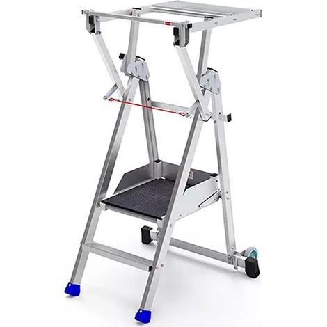 Profi Stehleiter 2 Stufen - Maximale Arbeitshöhe 2.50m - PIRL2RM (1/4)