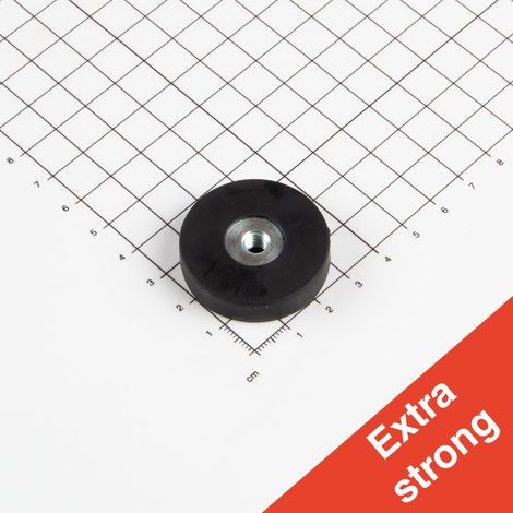 Magna-C Gummiertes Magnetsystem Ø36x8,5mm mit Innengewinde (1/3)