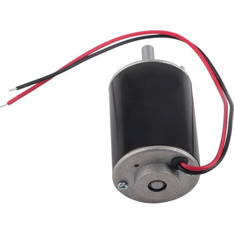 Moteur électrique à courant continu à aimant permanent haute vitesse pour tondeuses à gazon, rotation horaire/antihoraire, longueur d'arbre 26 mm, 12 V, 3500 tr/min (1/4)