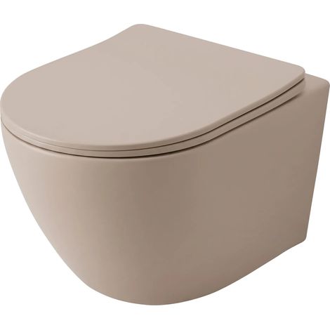 Rea Vaso Wc Sospeso  Focus Tornado Taupe (1/5)