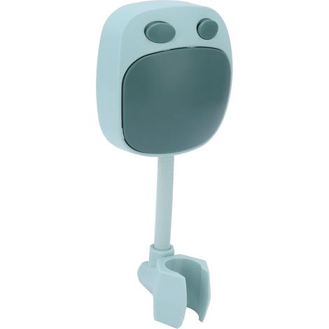 Support de pommeau de douche réglable à 360 degrés, sans perçage, pour salle de bain d'enfants, en ABS de haute qualité, 1 pièce (vert) (1/5)