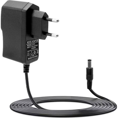 Adaptateur d'alimentation 5 V 1 A, Chargeur à découpage CA 100-240 V vers CC 5 V 1 A 5 W avec fiche 5,5 × 2,5 mm, Adaptateur Mural Compact pour Bandes Lumineuses LED, caméras de vidéosurveillance (1/5)