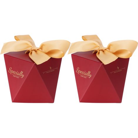 25 Geschenktüten, Süßigkeiten, Kekse, Geschenkschachteln mit Schleifen für Geburtstag, Hochzeit, Party (1/5)