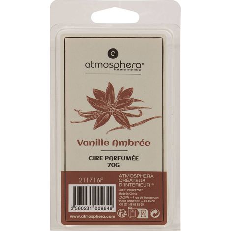 Cera profumata laura verde cedro l5,5xp2xh10,2cm - Atmosphera créateur d'intérieur (1/4)