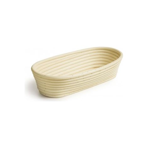 ibili Molde para pan beige 27 x 13 cm en ratán natural