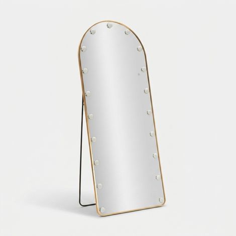 Miroir sur pieds avec led 3 couleurs Hollywood Arc (1/5)