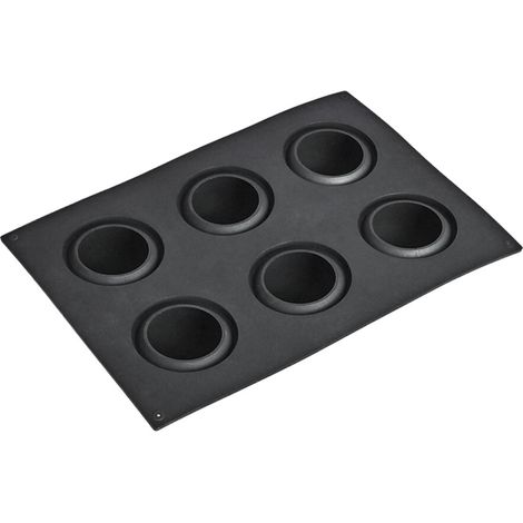Stampi per torte in silicone a 6 cavità, a forma di mirtilli,