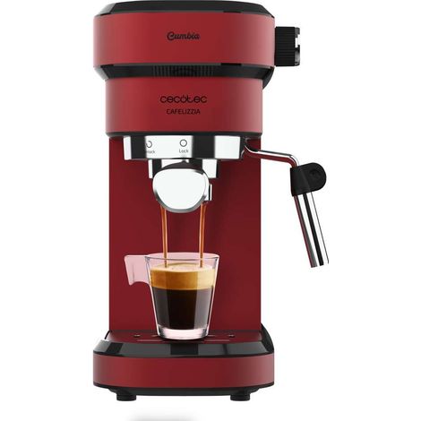 Cecotec Machine à café Express Cafelizzia 790 Steel Pro. Acier Inox, Système Thermoblock, 20Bars