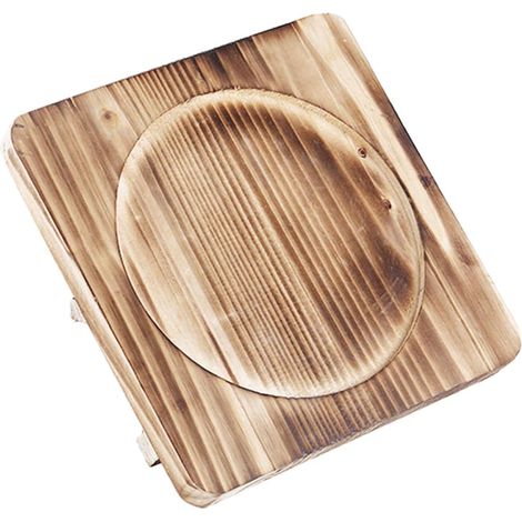 Set de Table en Bois Résistant Chaleur et Protection de Table Rayures pour Décoration de Salle à Manger Élégante et Simple (1/5)
