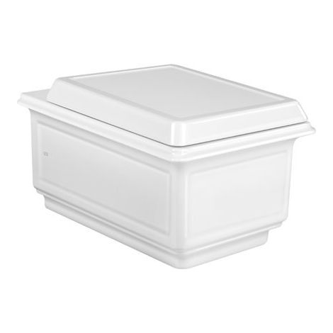 Gessi Eleganza WC set, con asiento, montado en la pared, blanco,