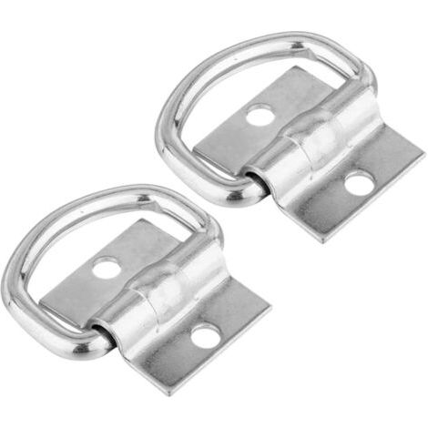 2pcs anneau boucle crochet de plancher d anneau couché voiture modification remorque caravane accessoires (1/5)