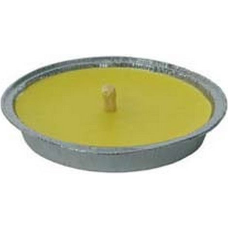 36PZ CITRONELLA MEDIA IN CIOTOLA DI ALLUMINIO - ø cm.14x2,5h.